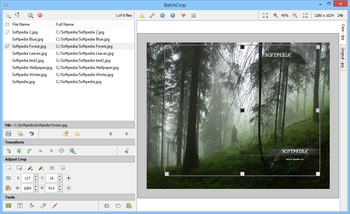 BatchCrop screenshot