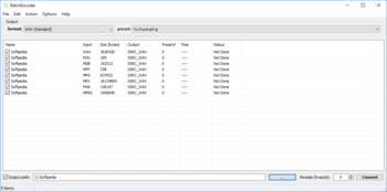 BatchEncoder screenshot