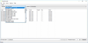 BatchEncoder screenshot 2