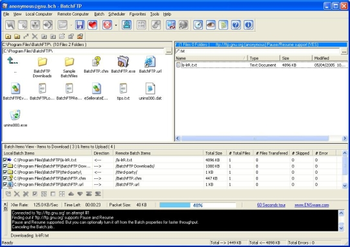 BatchFTP screenshot