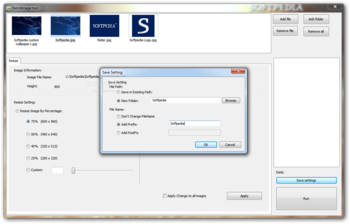 BatchImage tool screenshot 2