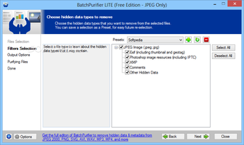 BatchPurifier screenshot 2