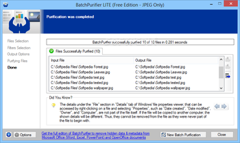 BatchPurifier screenshot 4