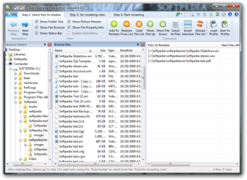 BatchRename Free Edition screenshot