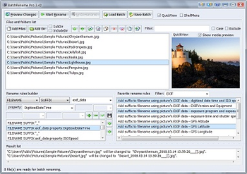 BatchRename Pro screenshot
