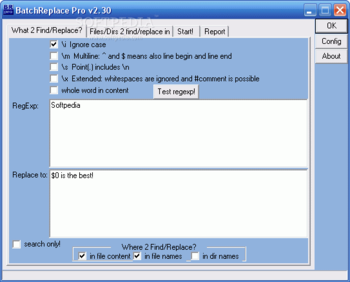 BatchReplace Pro screenshot
