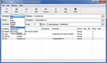 Batchrun screenshot