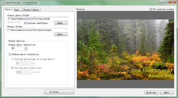 BatchStamper screenshot 2