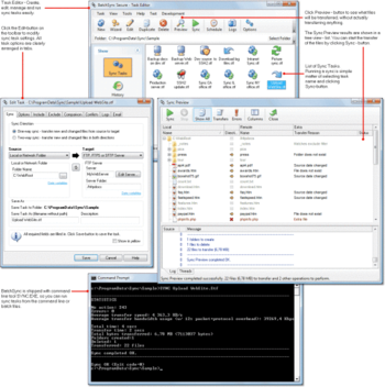 BatchSync Secure FTPS/SFTP screenshot