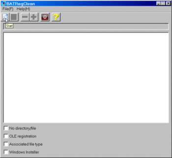 BATRegClean screenshot