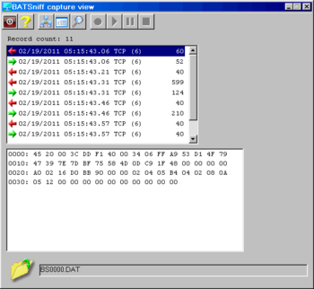 BATSniff screenshot 3