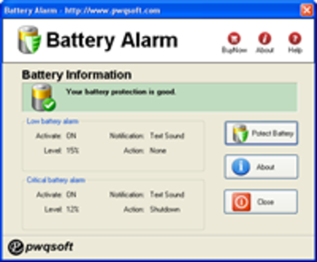 Battery Alarm screenshot 2