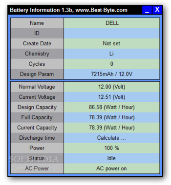 Battery Information screenshot