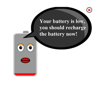 Battery Is Low Alert screenshot