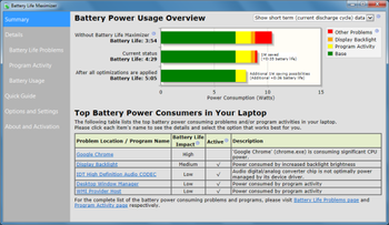 Battery Life Maximizer screenshot