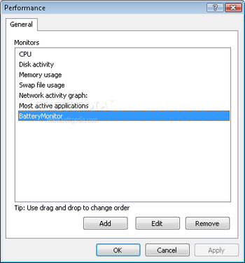 Battery Monitor Perf Ticket screenshot