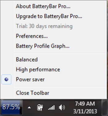 BatteryBar screenshot 3