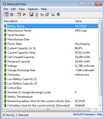 BatteryInfoView screenshot 4