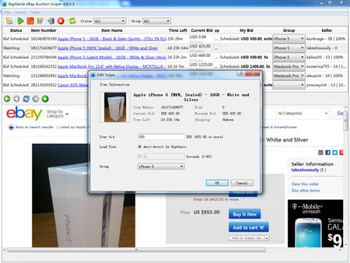 BayGenie eBay Auction Sniper 4 screenshot