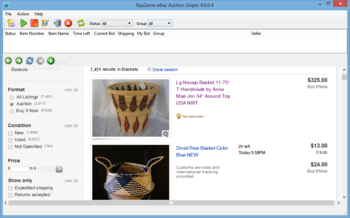 BayGenie eBay Auction Sniper screenshot