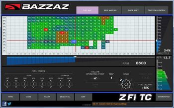 Bazzaz Z-Mapper Engine Management screenshot