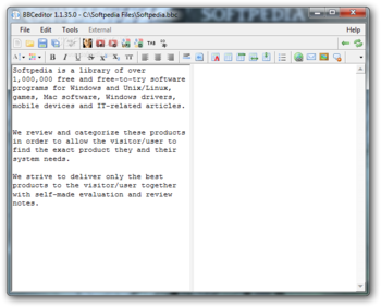 BBCeditor screenshot