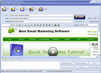 BBmail Email Marketing Software screenshot