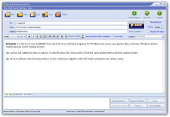 BBmail Email Marketing Software screenshot