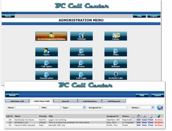 BC Call Center screenshot 2