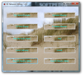 BC Network Utilities screenshot