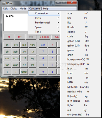 BCalc screenshot 4