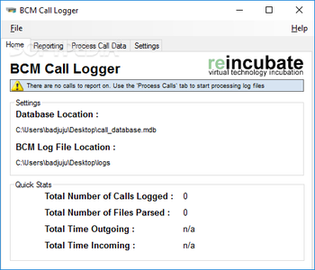 BCM Call Logger screenshot