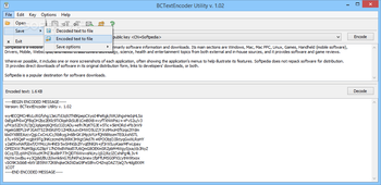 BCTextEncoder screenshot 2