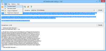 BCTextEncoder screenshot 3