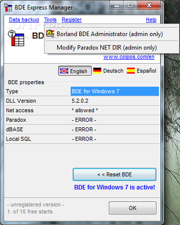 BDE eXpress screenshot 3