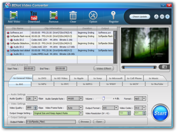 BDlot Video Converter screenshot