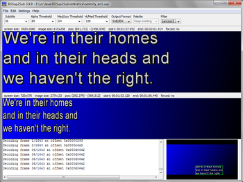 BDSup2Sub screenshot 4