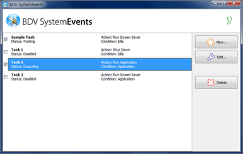 BDV SystemEvents screenshot