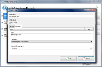 BDV SystemEvents screenshot 2