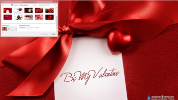 Be My Valentine Windows 7 Theme screenshot