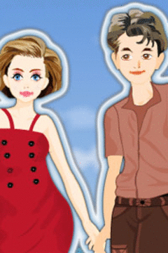 Beach Couple Dress Up Game screenshot