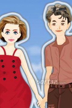 Beach Couple Dress Up Game screenshot 2