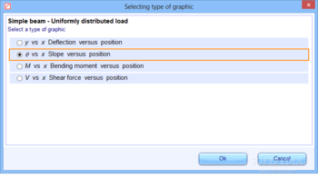 Beam deflection calculator for Windows screenshot 2