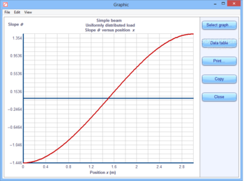 Beam deflection calculator for Windows screenshot 3