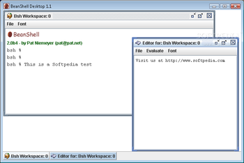BeanShell screenshot