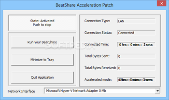 BearShare Acceleration Patch screenshot