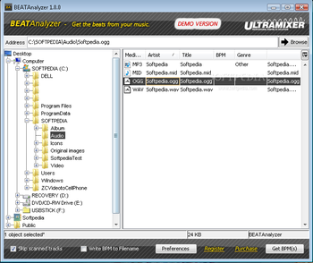 BEATAnalyzer screenshot