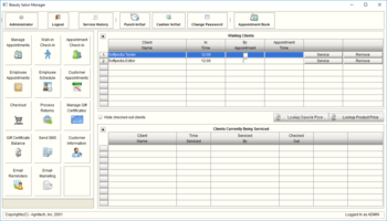 Beauty Salon Software screenshot