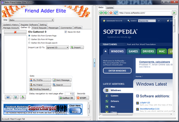 Bebo Friend Adder Elite screenshot 2