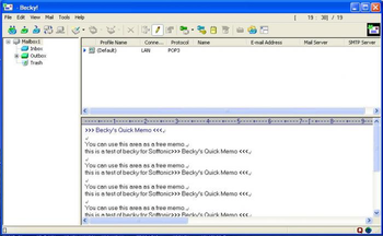 Becky! Internet Mail screenshot